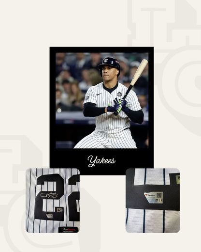Jersey firmado Juan Soto Yankees