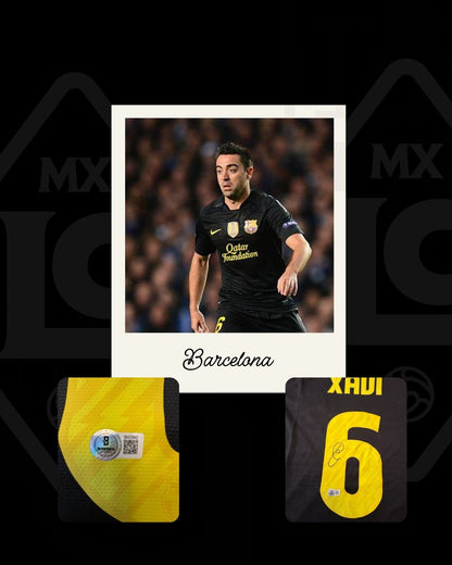 Jersey firmado Xavi Hernandez Barcelona 2011 - 2012