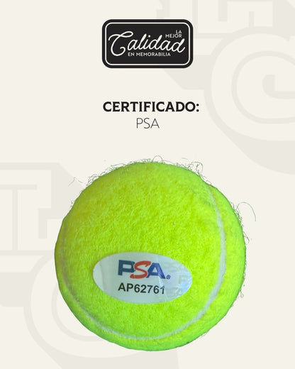 Pelota firmada Novak Djokovic