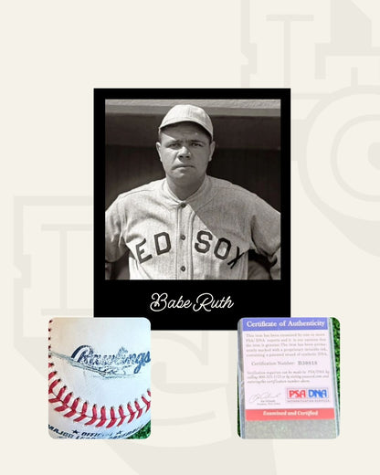 Pelota firmada Babe Ruth
