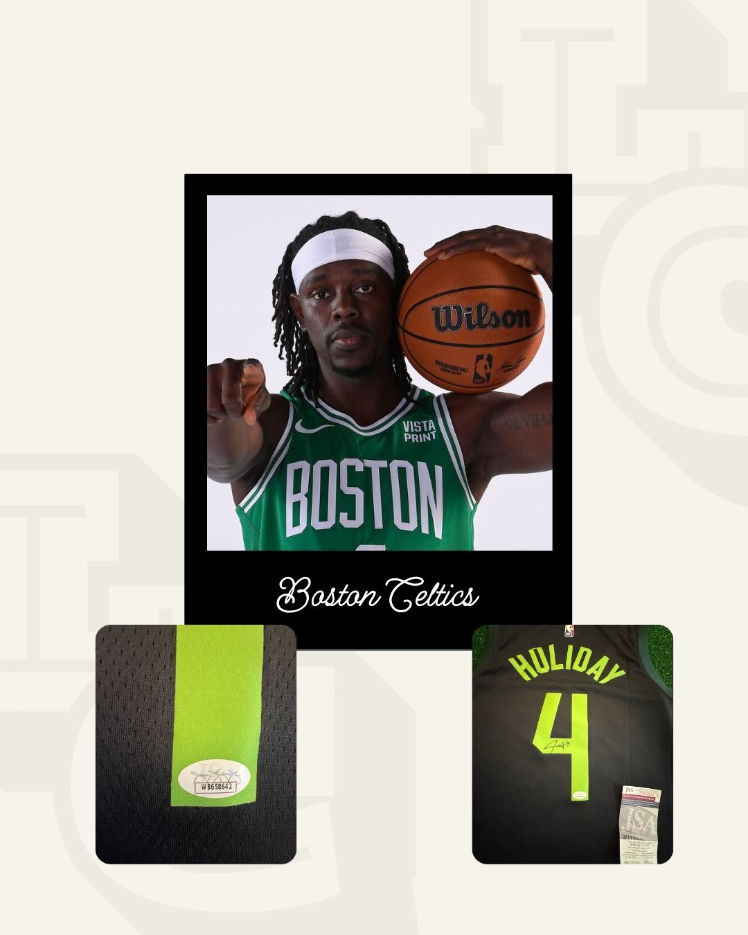 Jersey firmado Jrue Holiday Boston Celtics
