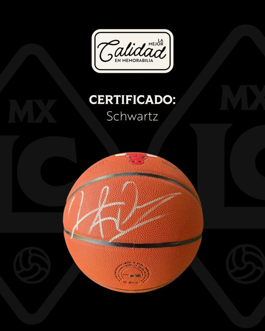 Balón firmado Dennis Rodman Chicago Bulls