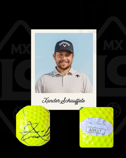 Pelota firmada Xander Schauffele
