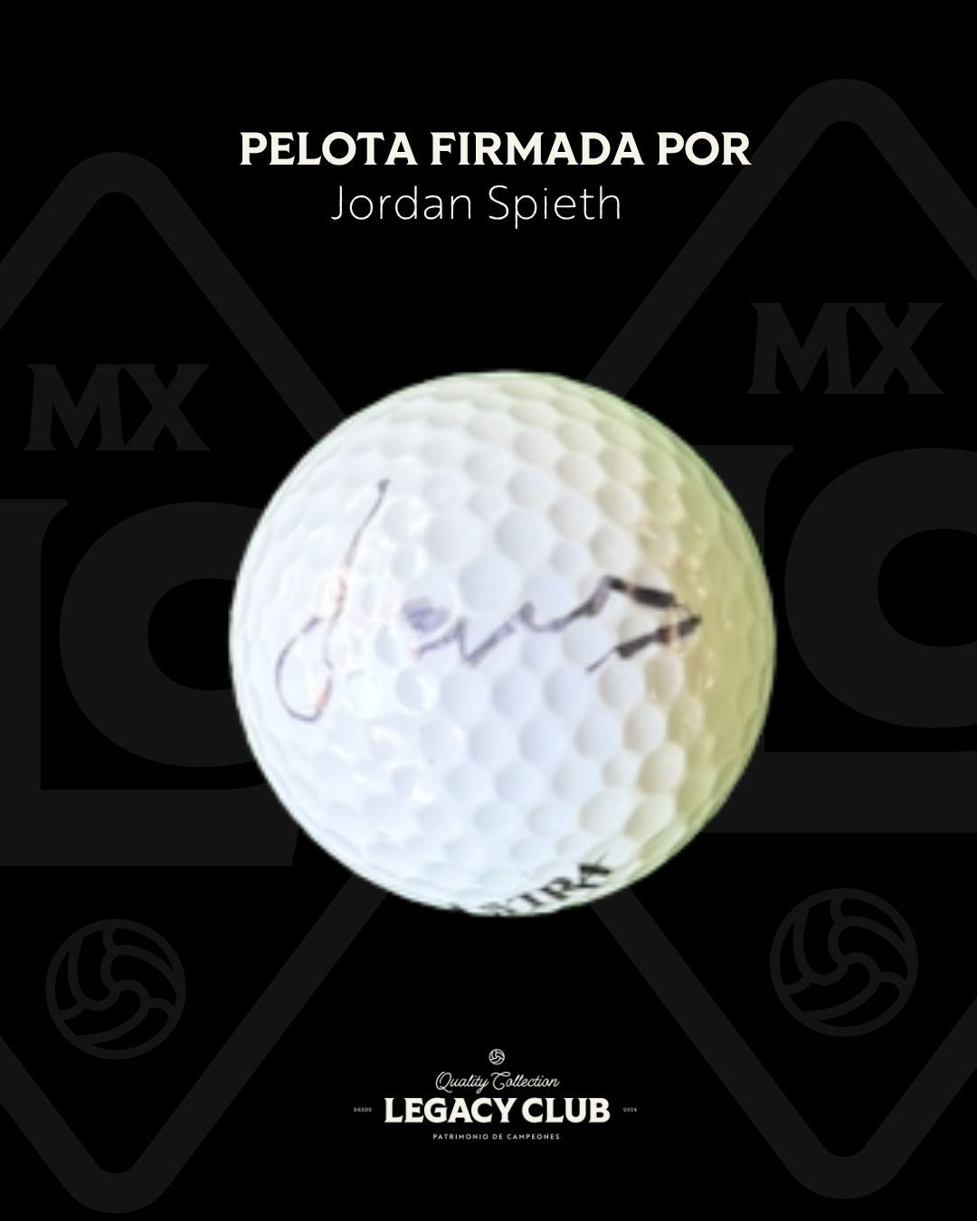 Pelota firmada Jordan Spieth