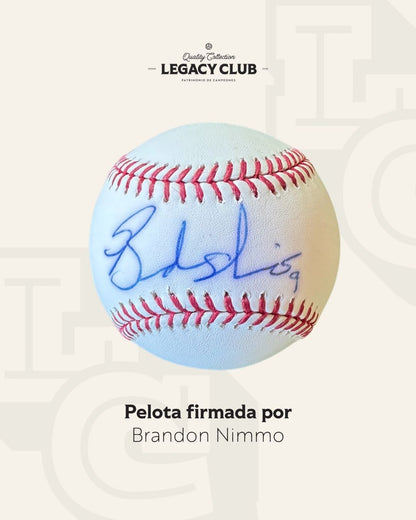 Pelota firmada Brandon Nimmo