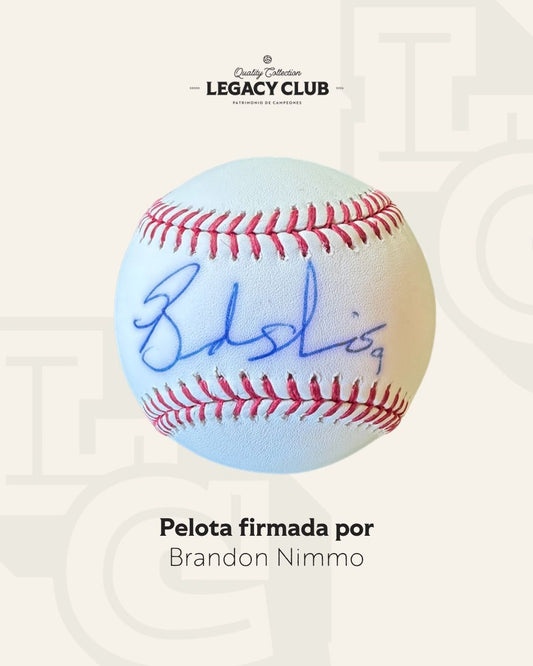 Pelota firmada Brandon Nimmo