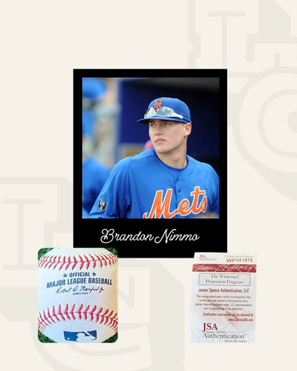 Pelota firmada Brandon Nimmo