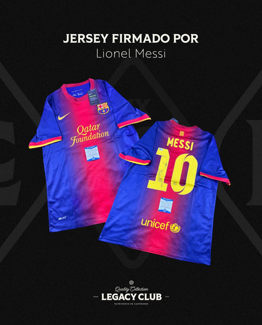 Jersey firmado Lionel Messi Barcelona 2013