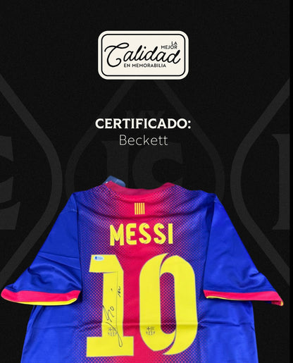 Jersey firmado Lionel Messi Barcelona 2013