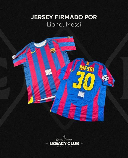 Jersey firmado Lionel Messi Barcelona 2006