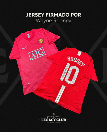 Jersey firmado Wayne Rooney Manchester United 2008