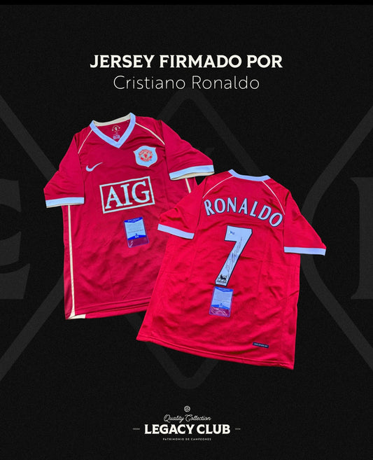 Jersey firmado Cristiano Ronaldo Manchester United 2007