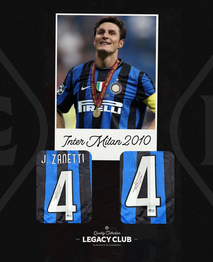 Jersey firmado Javier Zanetti Inter Milan 2010