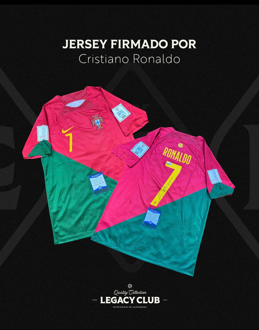 Jersey firmado Cristiano Ronaldo Portugal Mundial 2022