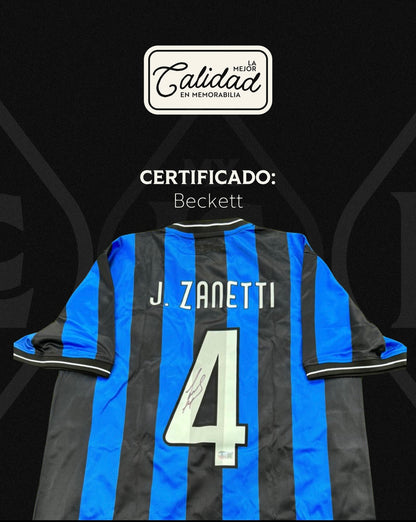 Jersey firmado Javier Zanetti Inter Milan 2010