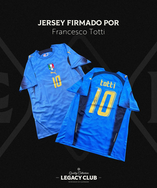 Jersey firmado Francesco Totti Italia 2006