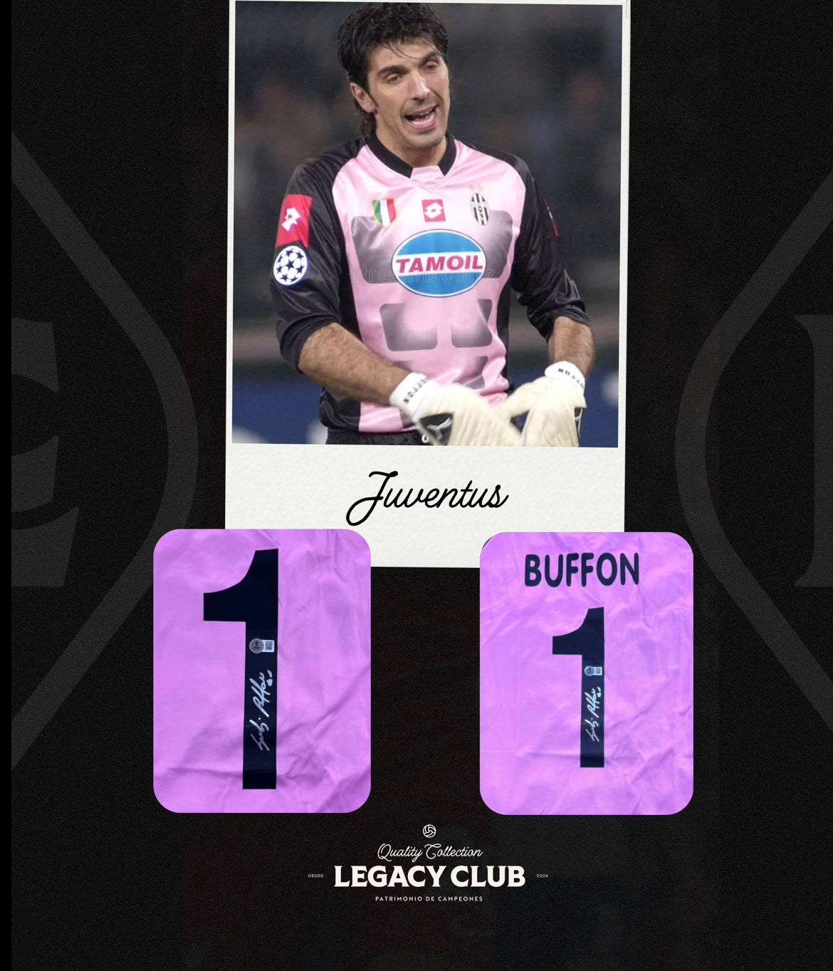Jersey firmado Gianluigi Buffon Juventus