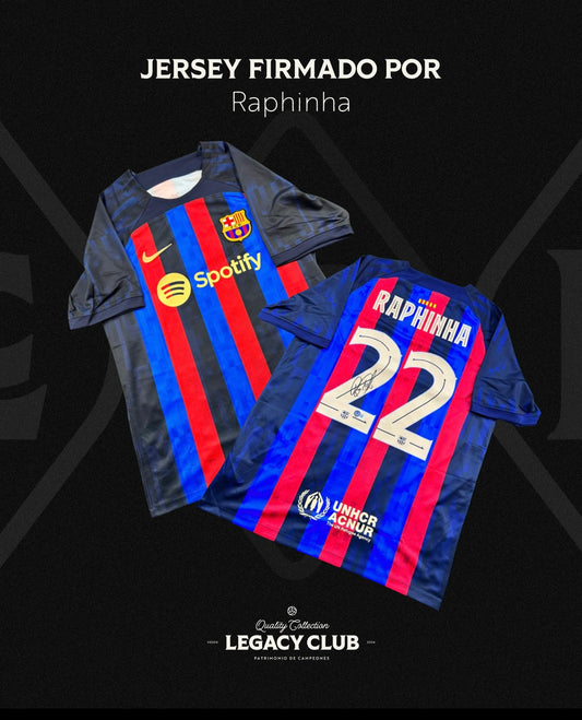 Jersey firmado Raphinha Barcelona