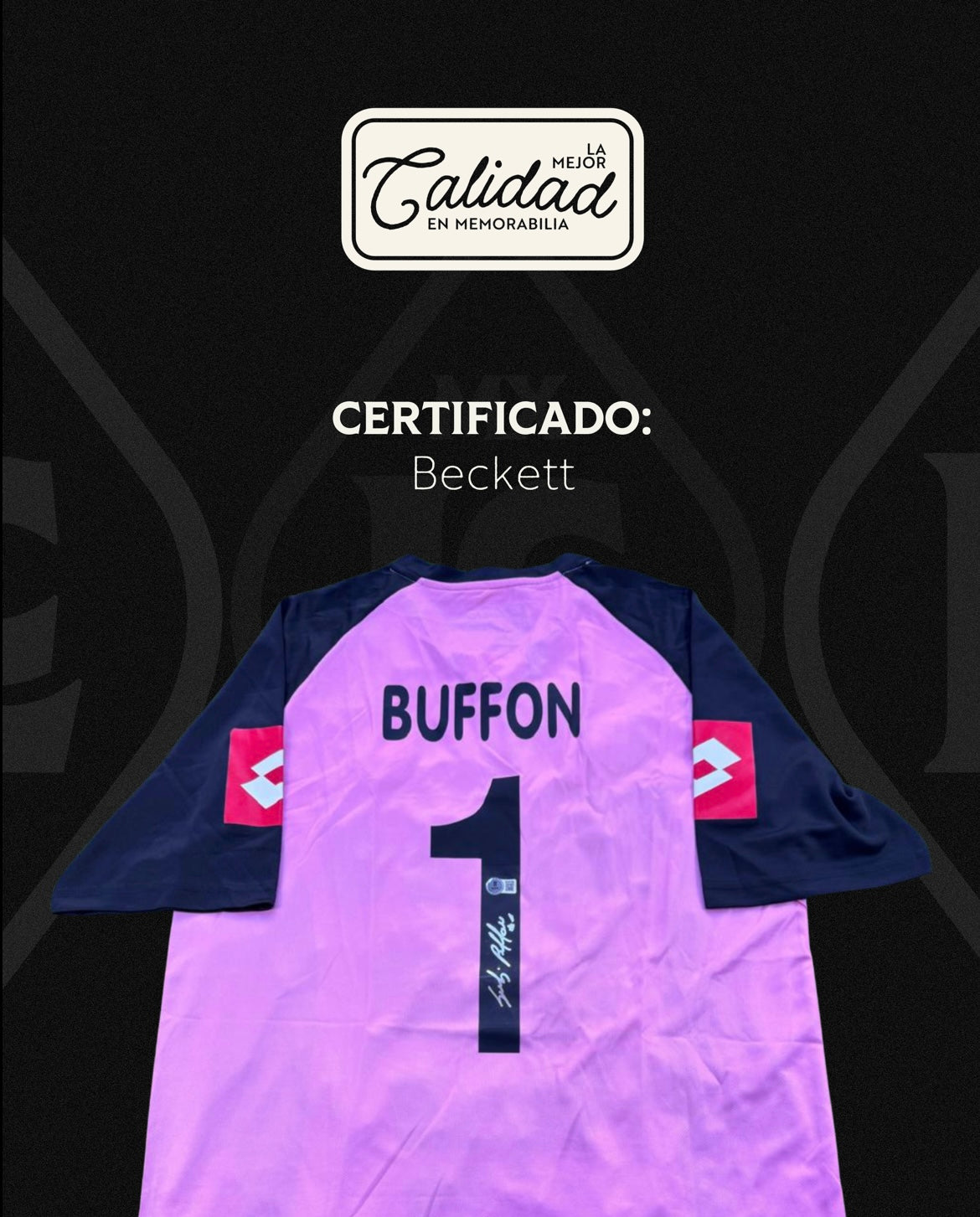 Jersey firmado Gianluigi Buffon Juventus