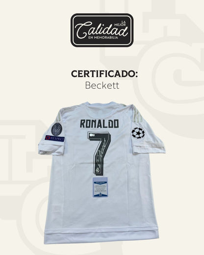 Jersey Firmado Cristiano Ronaldo Real Madrid 2016