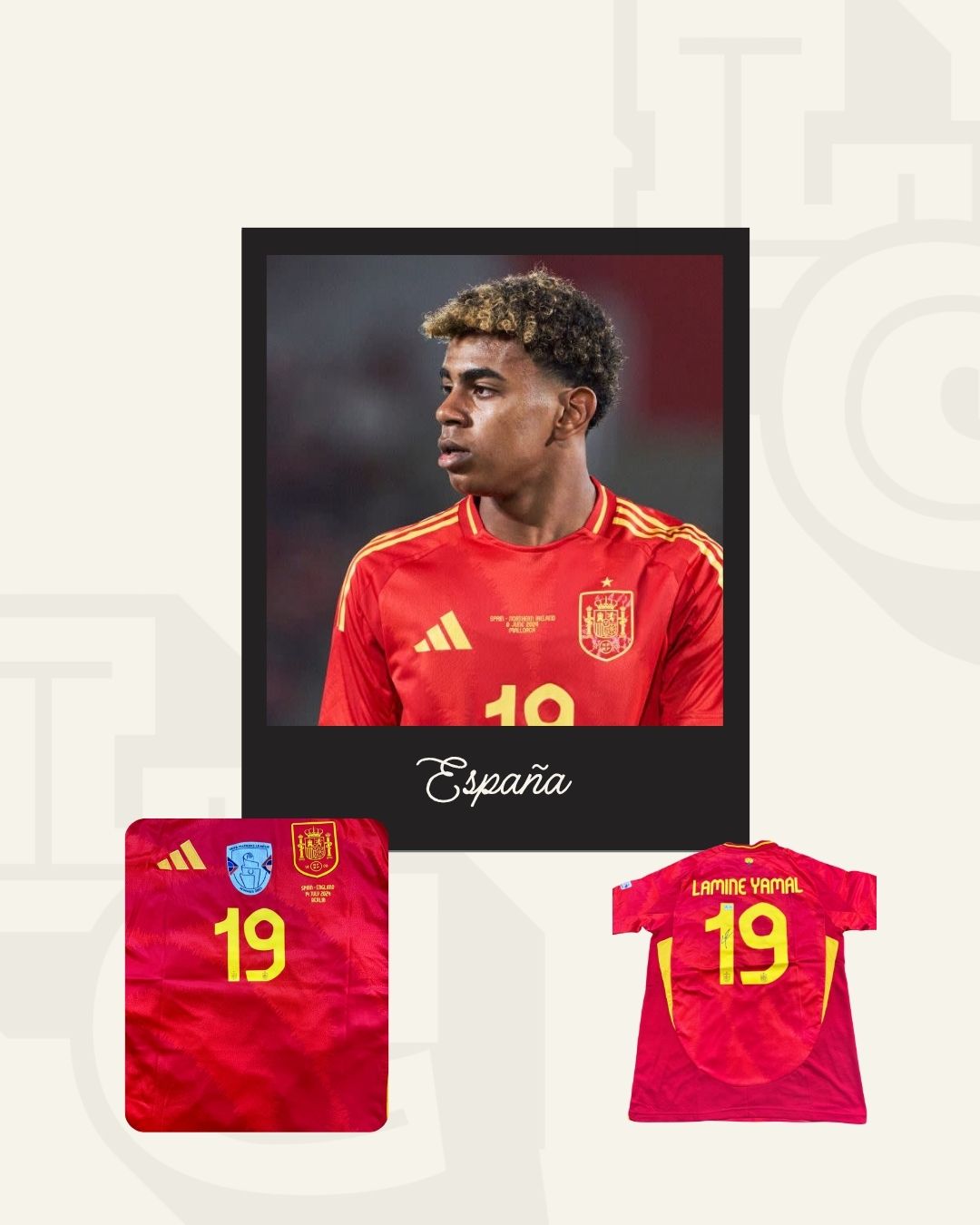 Jersey Firmado Lamine Yamal España