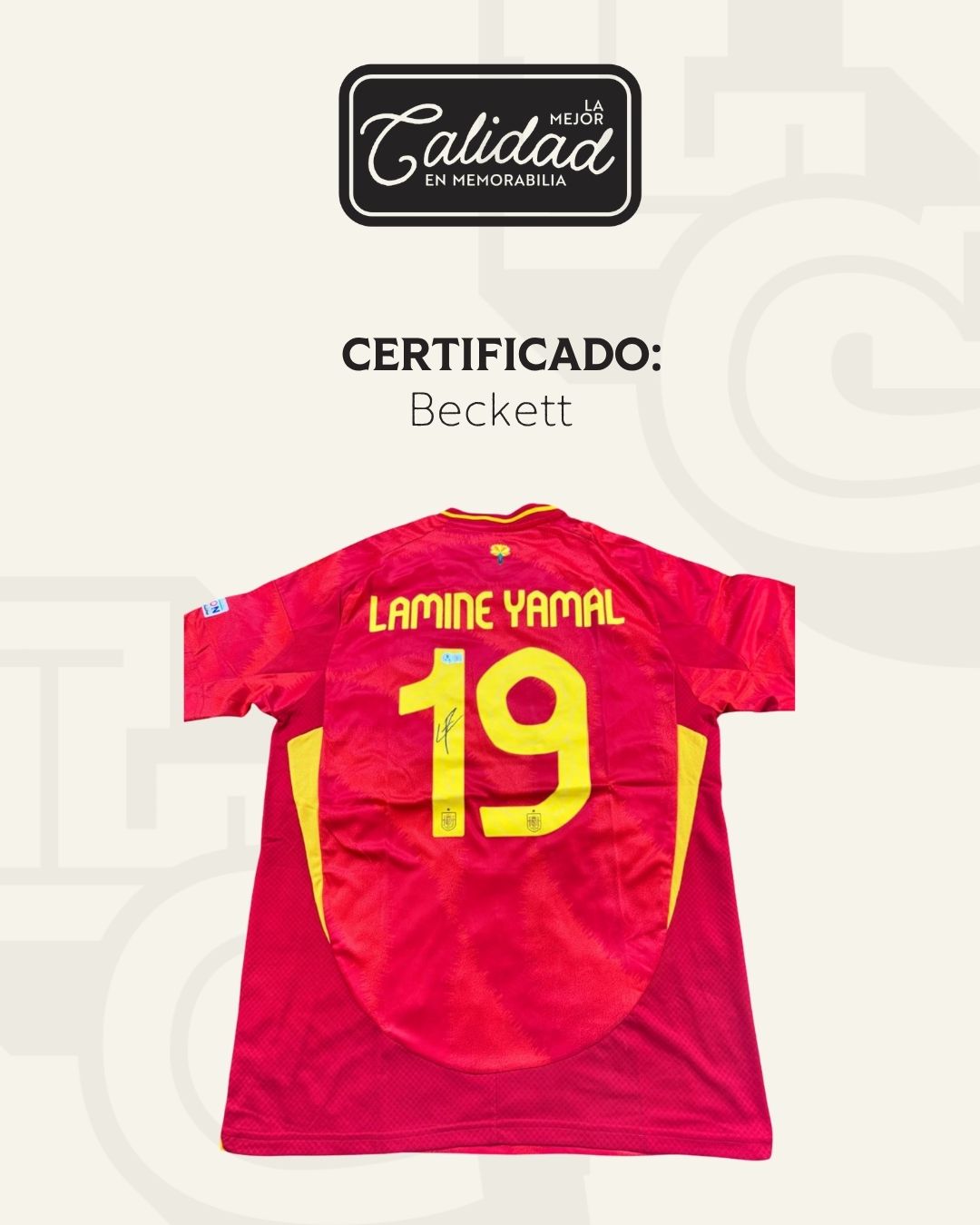 Jersey Firmado Lamine Yamal España