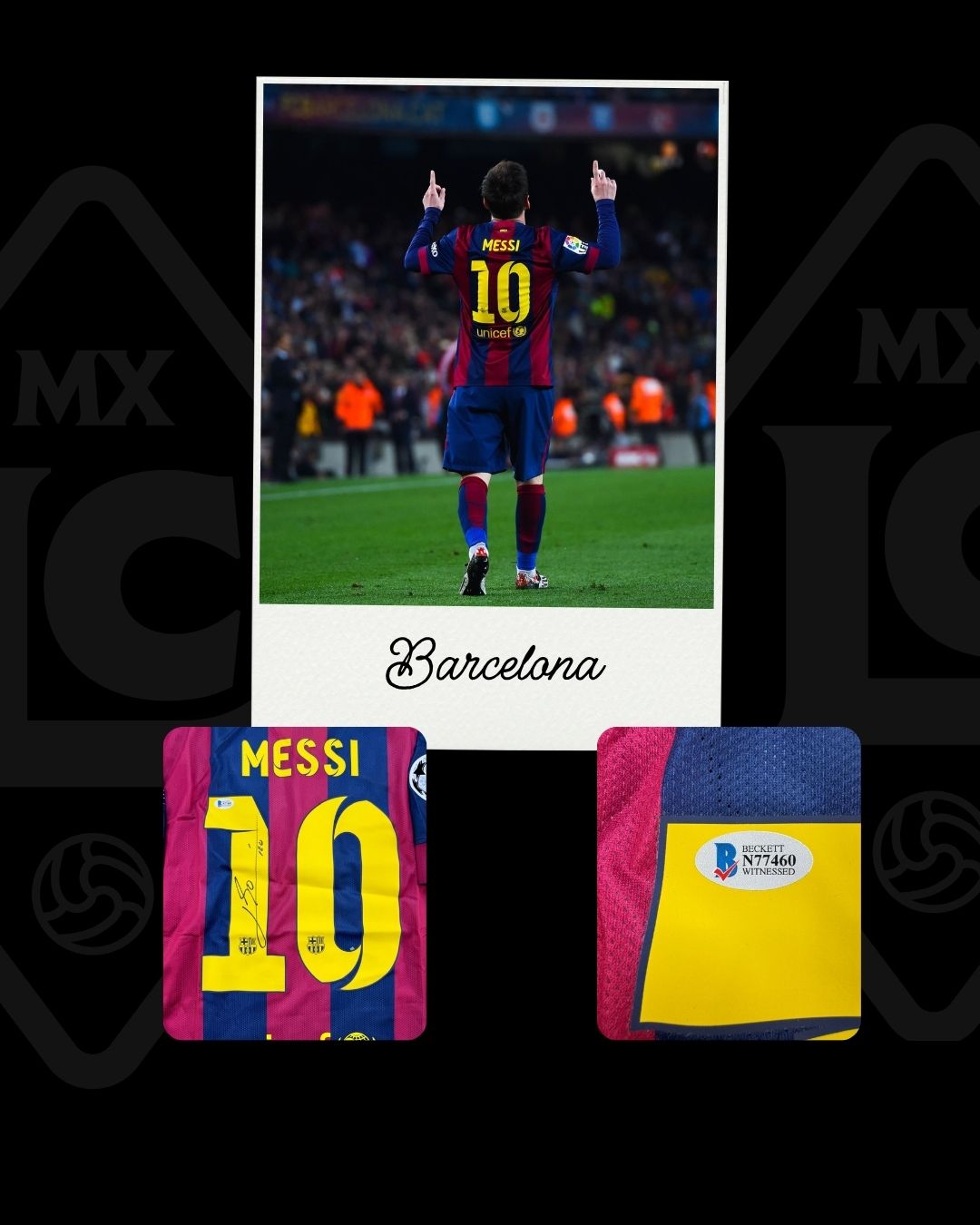Jersey Firmado Lionel Messi Barcelona 2015