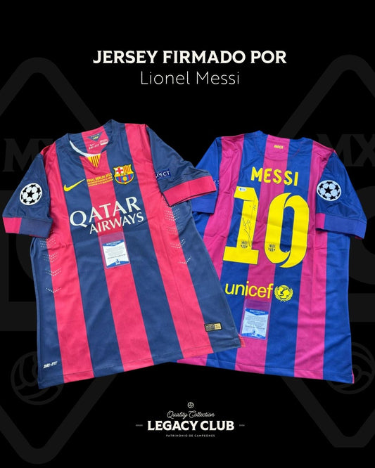 Jersey Firmado Lionel Messi Barcelona 2015