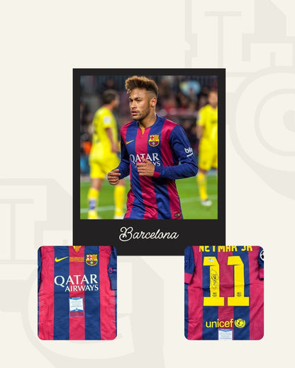 Jersey Firmado Neymar Jr Barcelona 2015