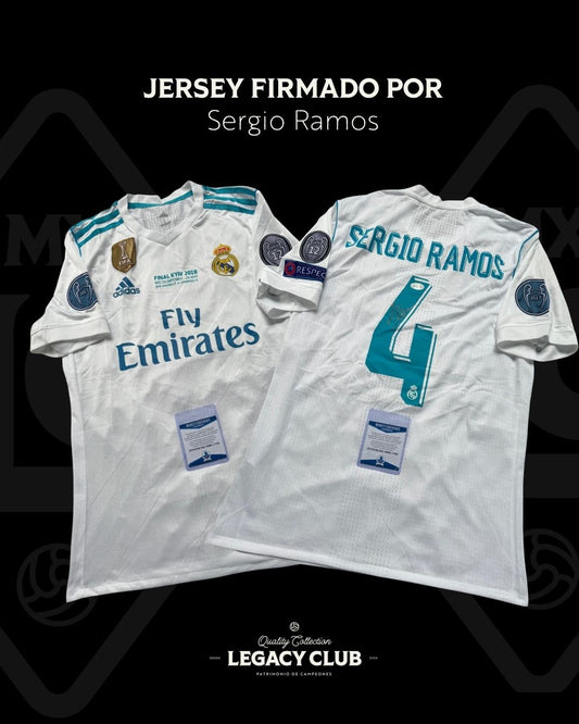Jersey firmado Sergio Ramos Real Madrid 2018