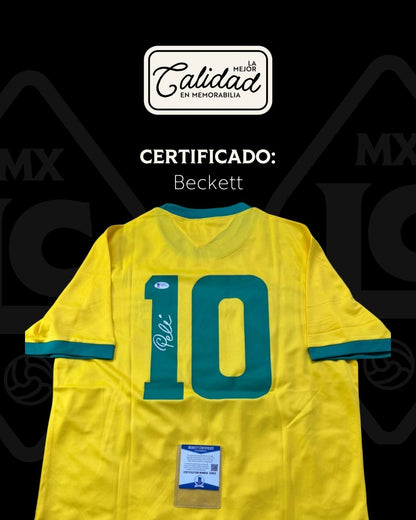Jersey firmado Pelé Brasil