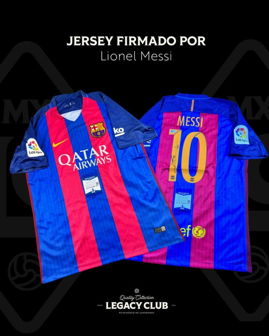 Jersey firmado Lionel Messi Barcelona 2017