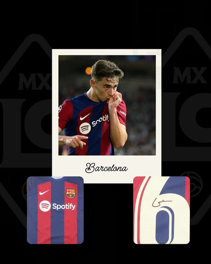 Jersey firmado Gavi Barcelona