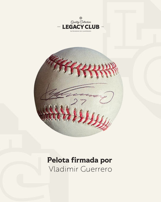 Pelota firmada Vladimir Guerrero