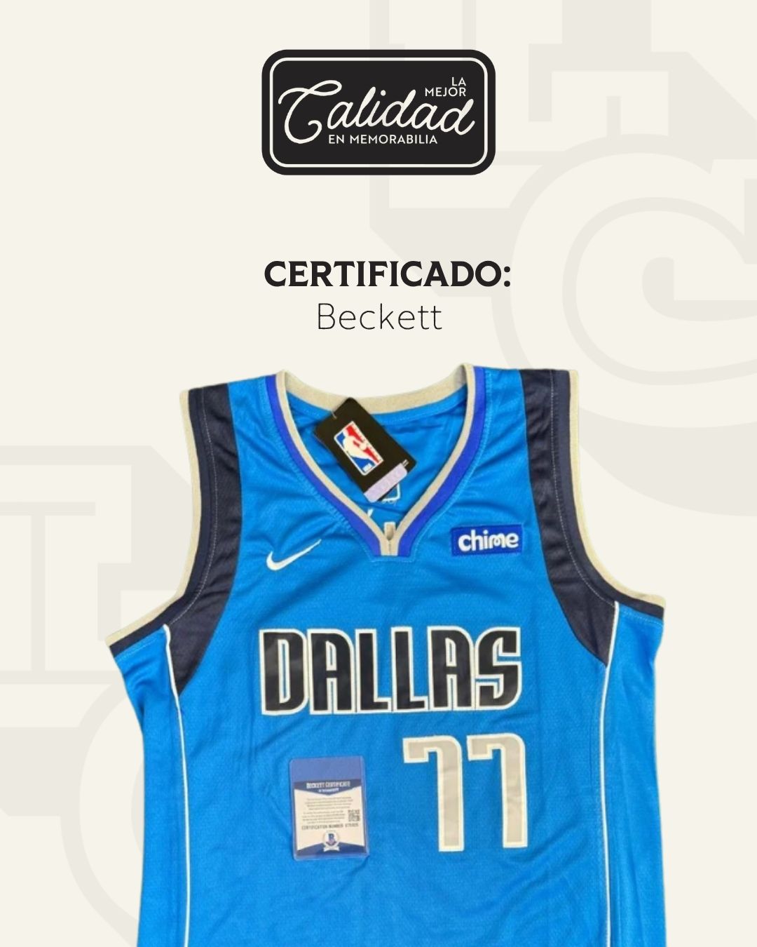 Jersey firmado Luka Doncic Dallas Mavericks