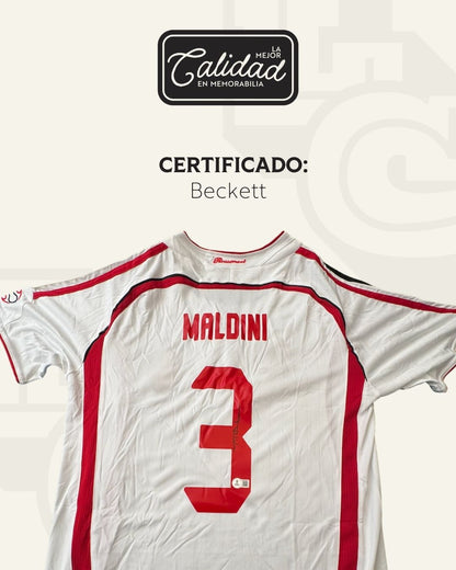Jersey firmado Paolo Maldini Ac milan 2007