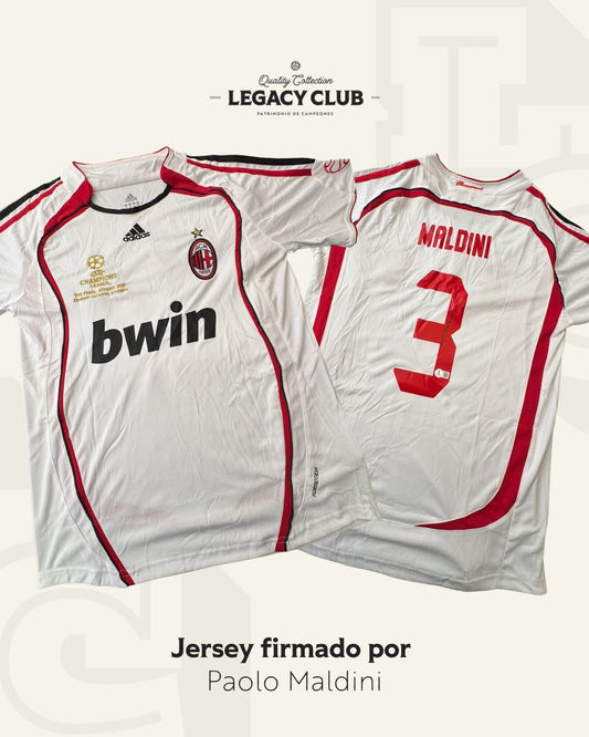 Jersey firmado Paolo Maldini Ac milan 2007