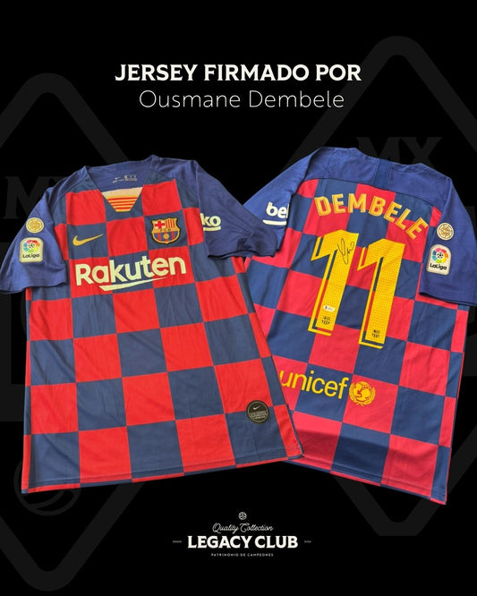 Jersey firmado Ousmane Dembele Barca 2020