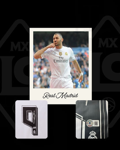 Jersey firmado Karim Benzema Real Madrid 2016