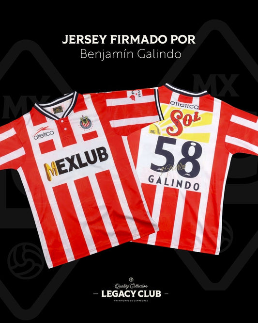 Jersey firmado Benjamin Galindo