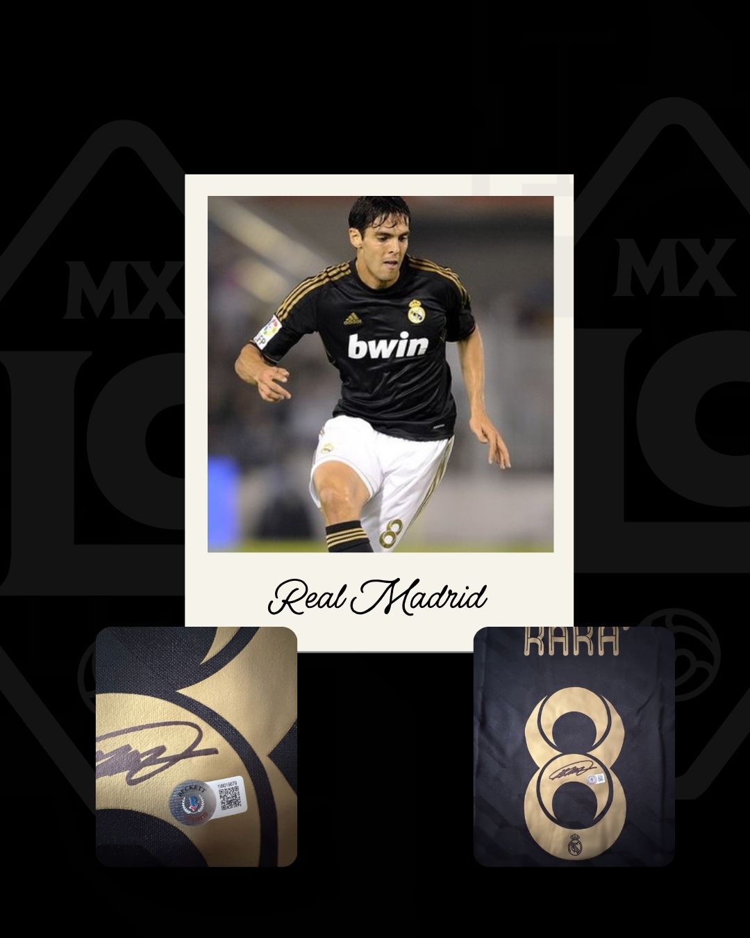 Jersey firmado Ricardo Kaka Real Madrid 2011