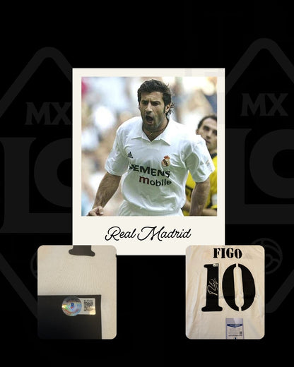 Jersey firmado Luis Figo Real Madrid 2002