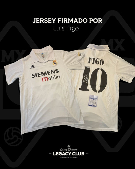 Jersey firmado Luis Figo Real Madrid 2002