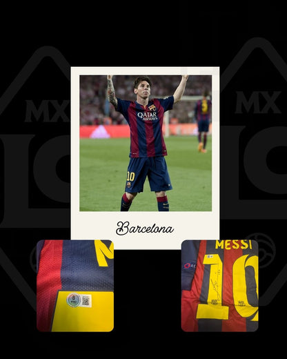Jersey Firmado Lionel Messi Barcelona Champions League 2015