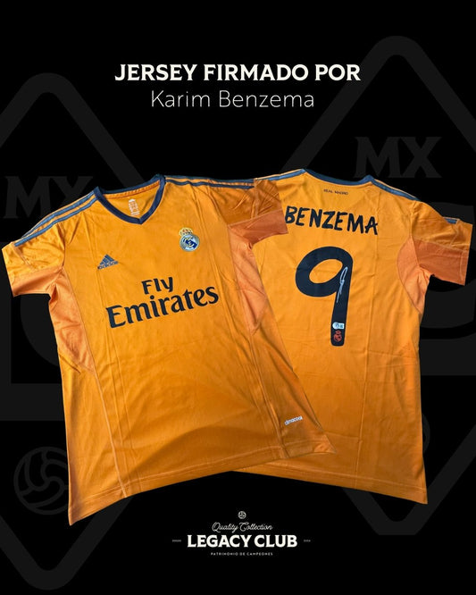 Jersey firmado Karim Benzema Real Madrid 2014