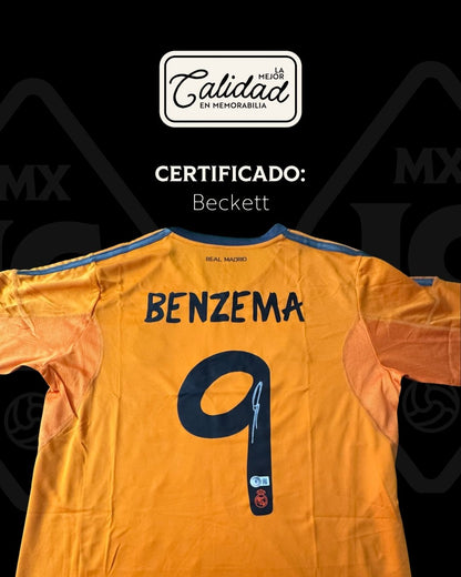 Jersey firmado Karim Benzema Real Madrid 2014