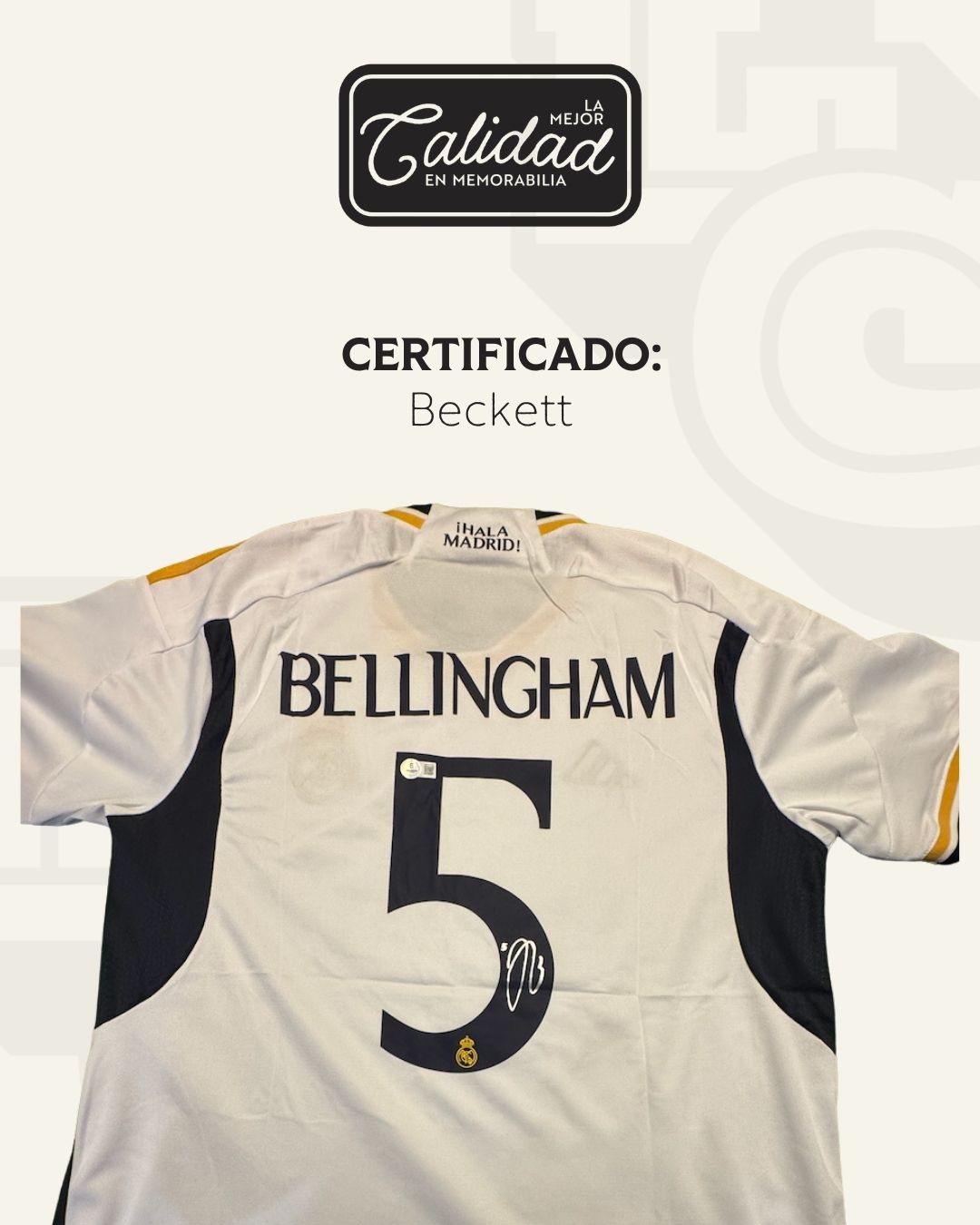 Jersey firmado Jude Bellingham Real Madrid