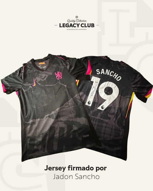Jersey firmado Jadon Sancho Chelsea 2022
