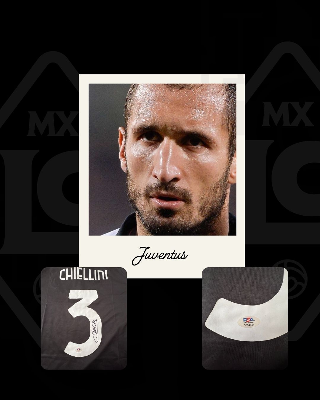 Jersey firmado Giorgio Chiellini Juventus 2021