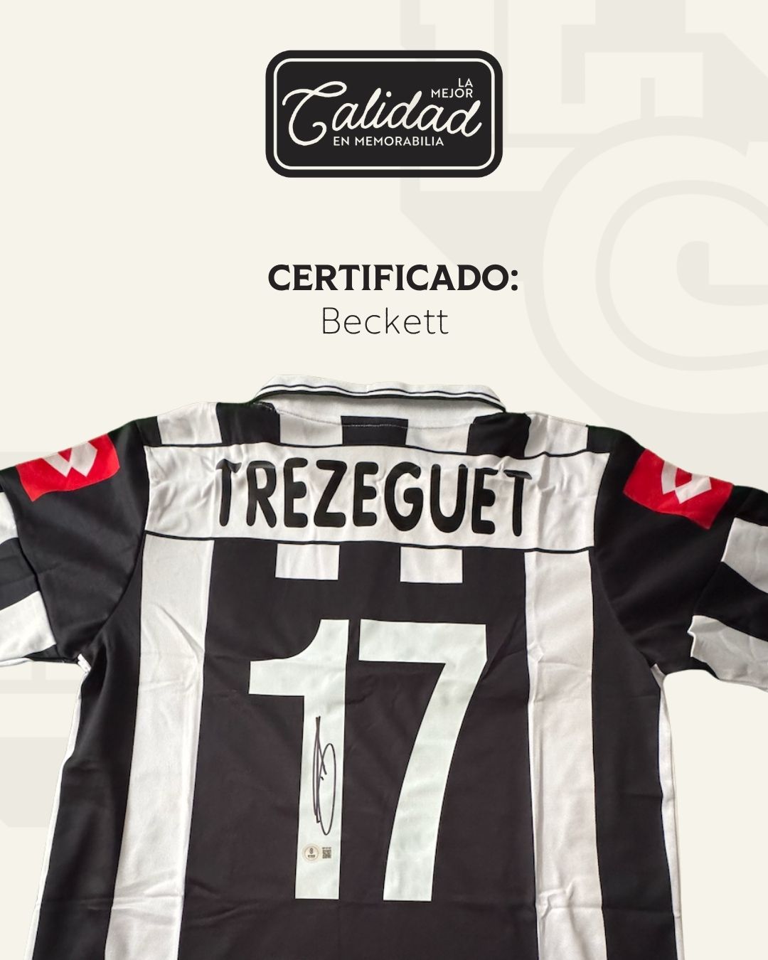 Jersey firmado David Trezeguet Juventus 2002